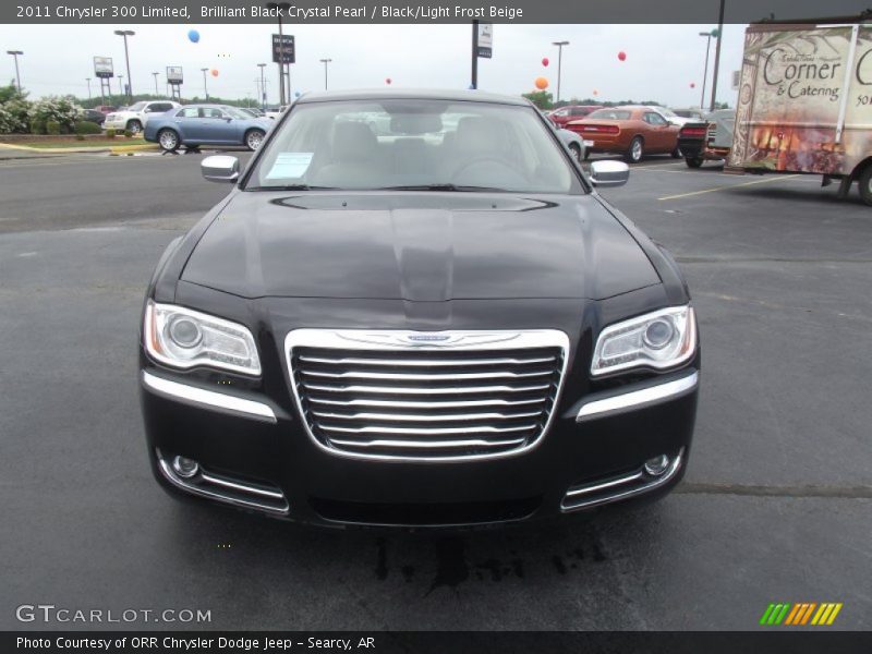 Brilliant Black Crystal Pearl / Black/Light Frost Beige 2011 Chrysler 300 Limited