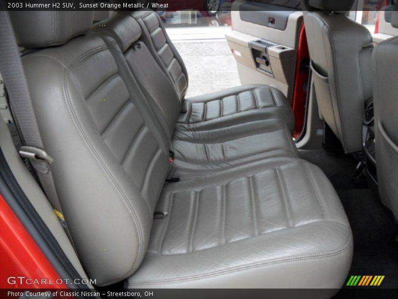 Sunset Orange Metallic / Wheat 2003 Hummer H2 SUV