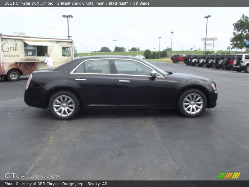 Brilliant Black Crystal Pearl / Black/Light Frost Beige 2011 Chrysler 300 Limited