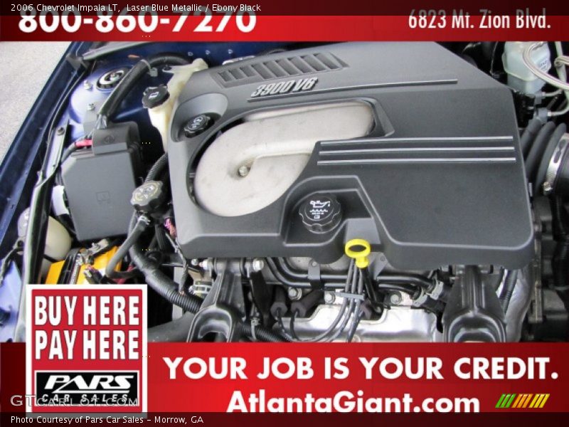 Laser Blue Metallic / Ebony Black 2006 Chevrolet Impala LT