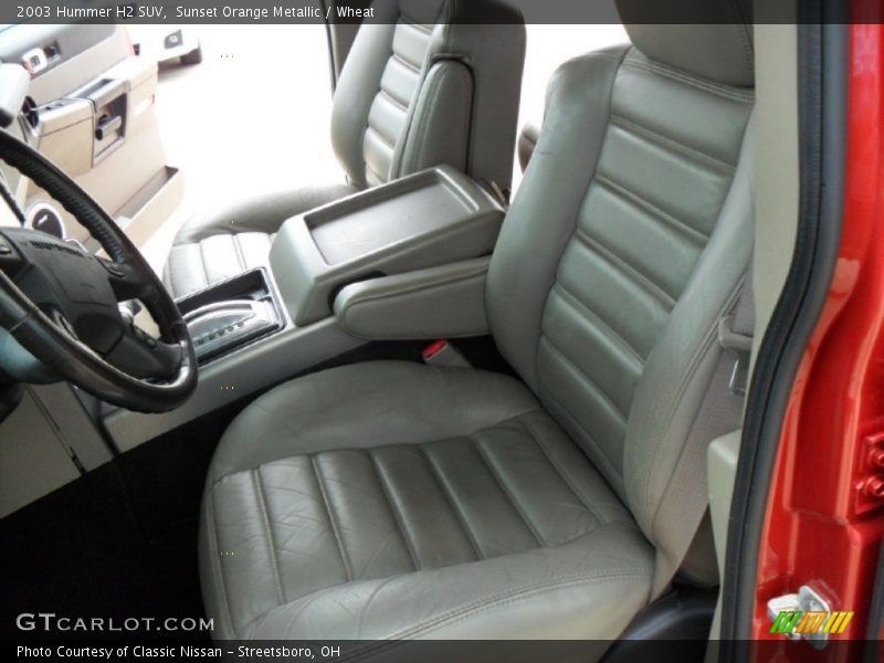Sunset Orange Metallic / Wheat 2003 Hummer H2 SUV