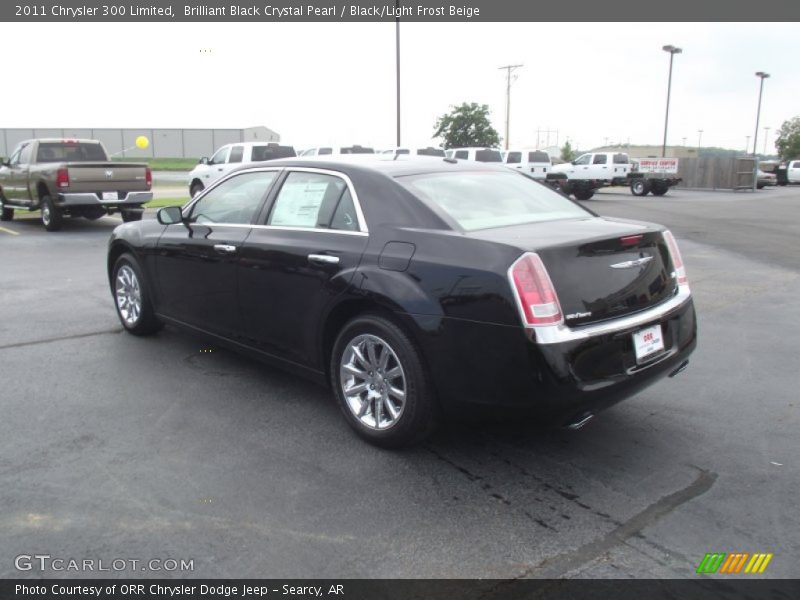 Brilliant Black Crystal Pearl / Black/Light Frost Beige 2011 Chrysler 300 Limited
