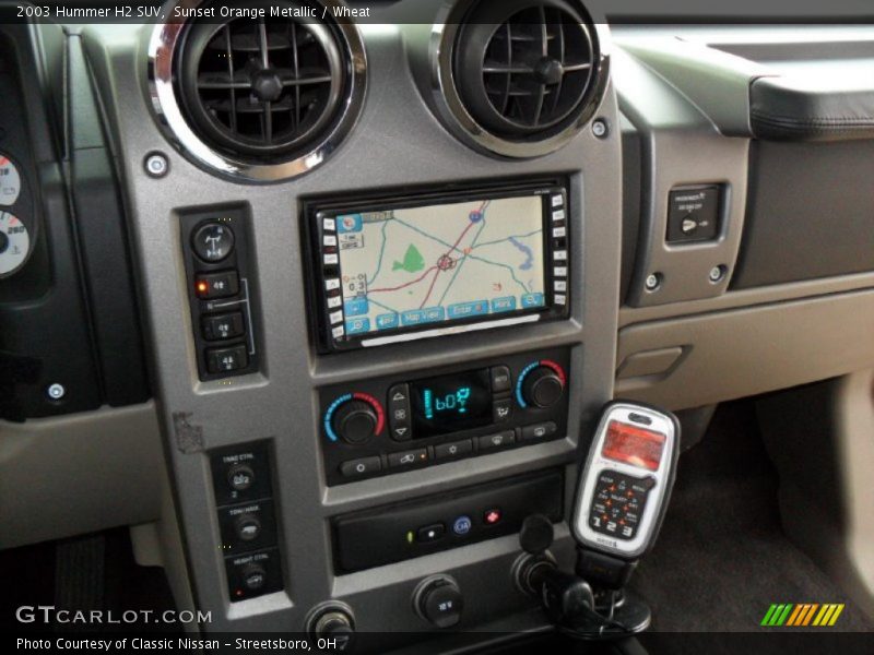 Sunset Orange Metallic / Wheat 2003 Hummer H2 SUV