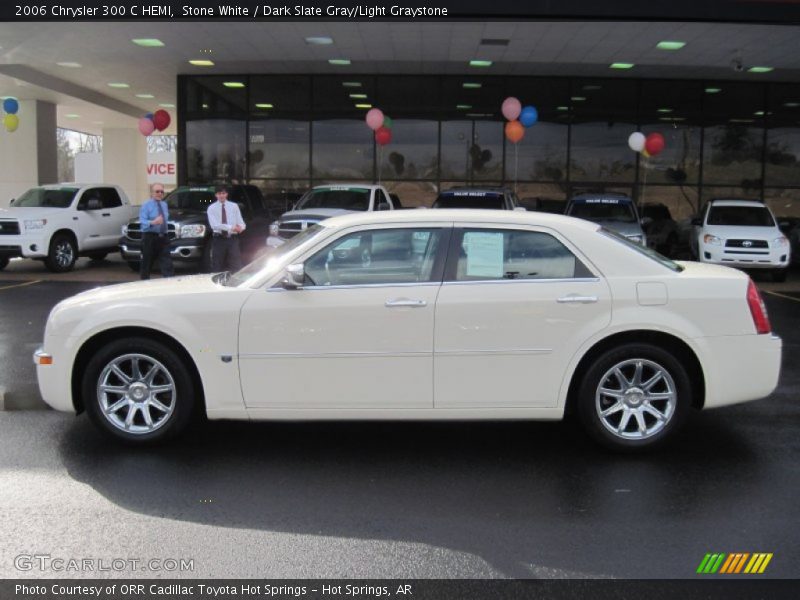 Stone White / Dark Slate Gray/Light Graystone 2006 Chrysler 300 C HEMI