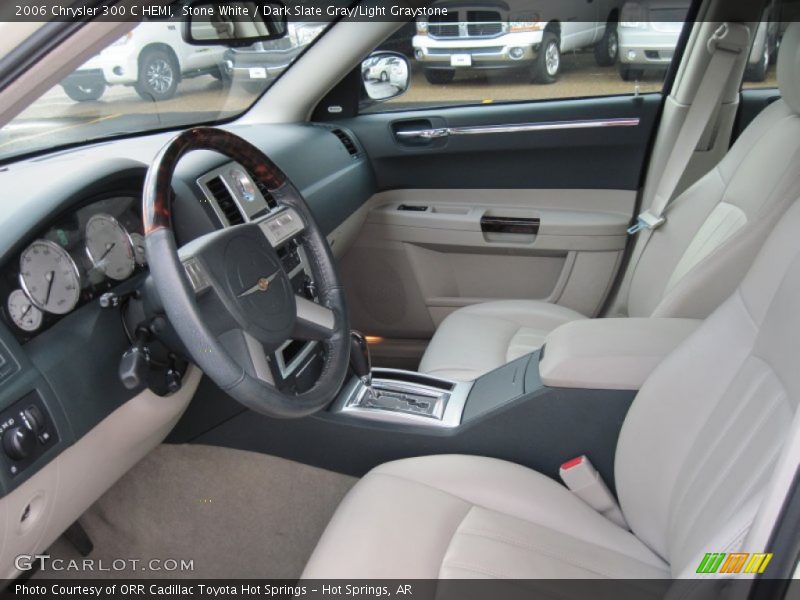 Stone White / Dark Slate Gray/Light Graystone 2006 Chrysler 300 C HEMI