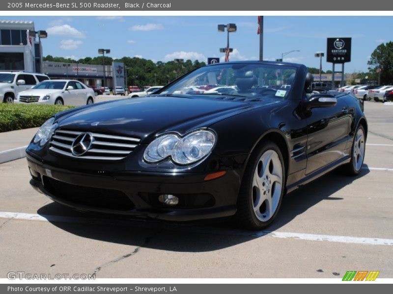 Black / Charcoal 2005 Mercedes-Benz SL 500 Roadster