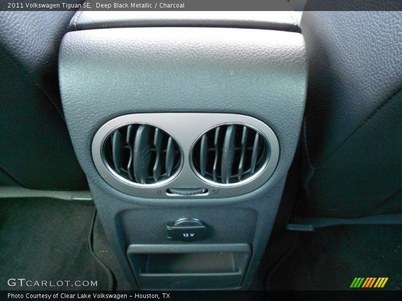 Deep Black Metallic / Charcoal 2011 Volkswagen Tiguan SE