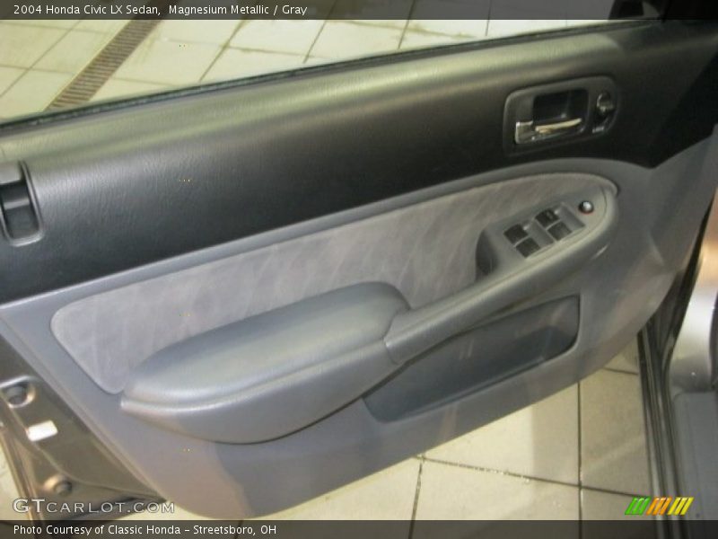 Magnesium Metallic / Gray 2004 Honda Civic LX Sedan