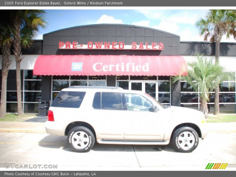 Oxford White / Medium Parchment 2005 Ford Explorer Eddie Bauer