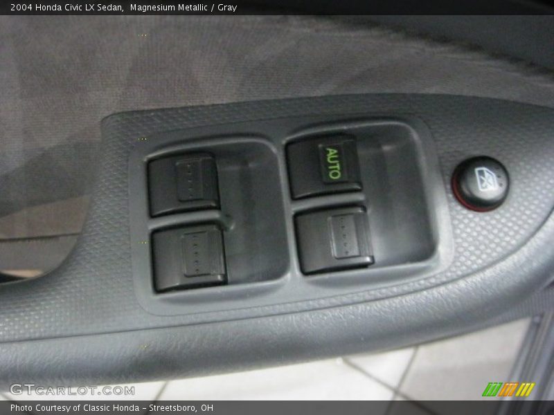 Magnesium Metallic / Gray 2004 Honda Civic LX Sedan