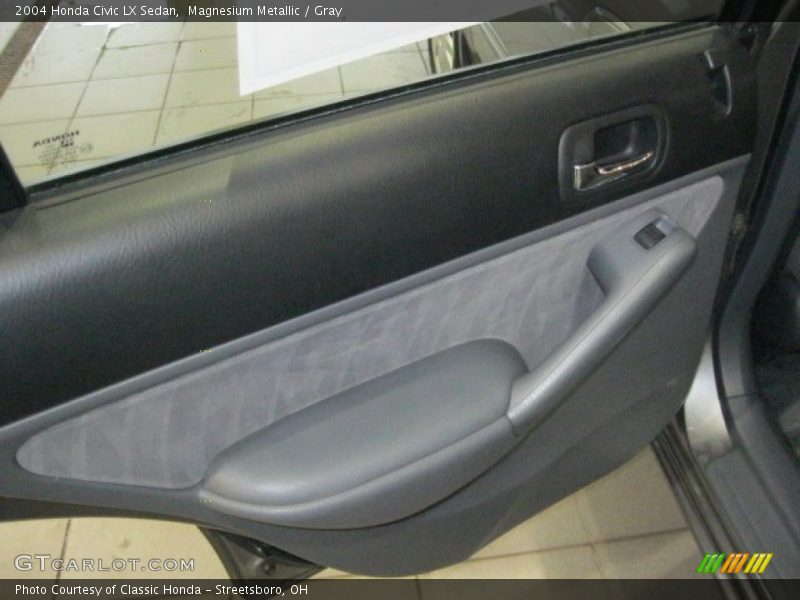Magnesium Metallic / Gray 2004 Honda Civic LX Sedan