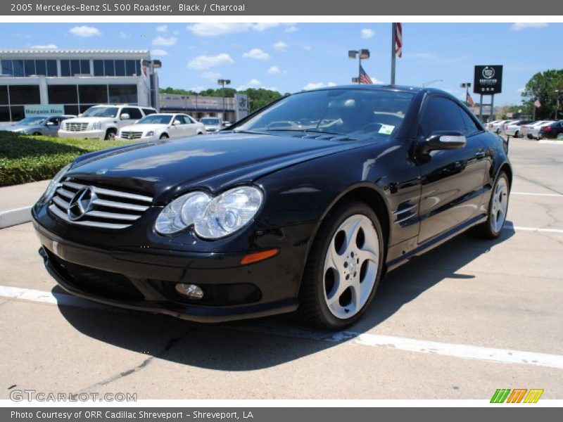 Black / Charcoal 2005 Mercedes-Benz SL 500 Roadster