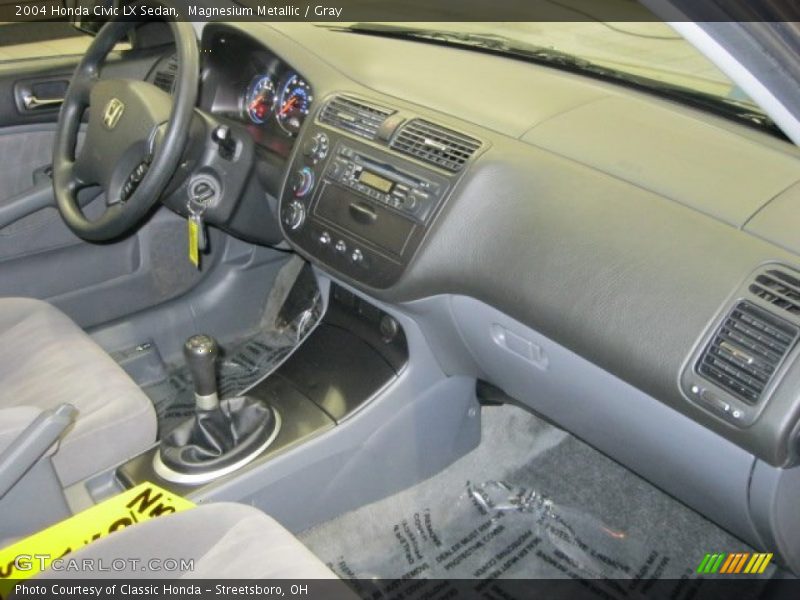 Magnesium Metallic / Gray 2004 Honda Civic LX Sedan