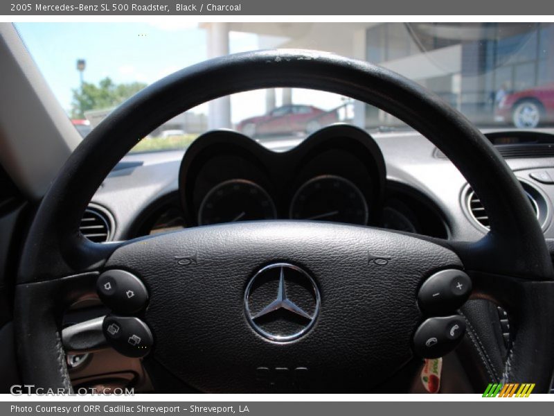 Black / Charcoal 2005 Mercedes-Benz SL 500 Roadster