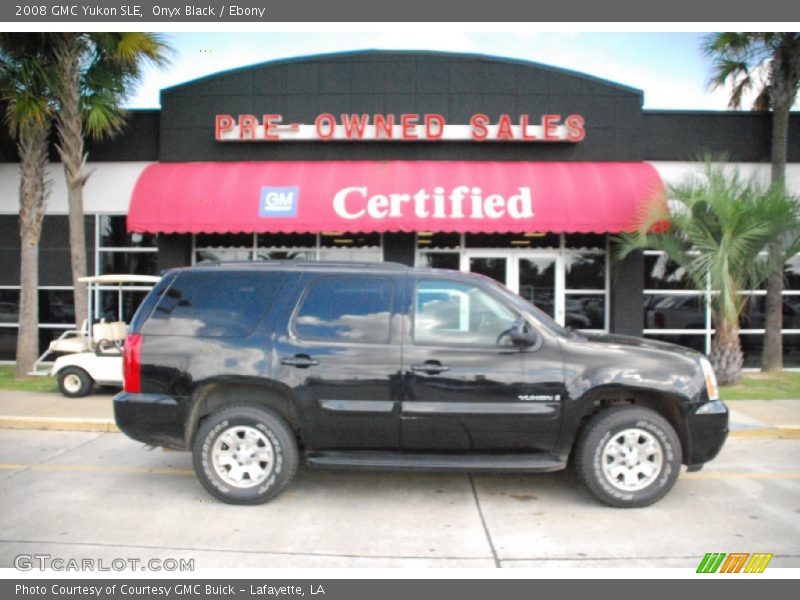 Onyx Black / Ebony 2008 GMC Yukon SLE