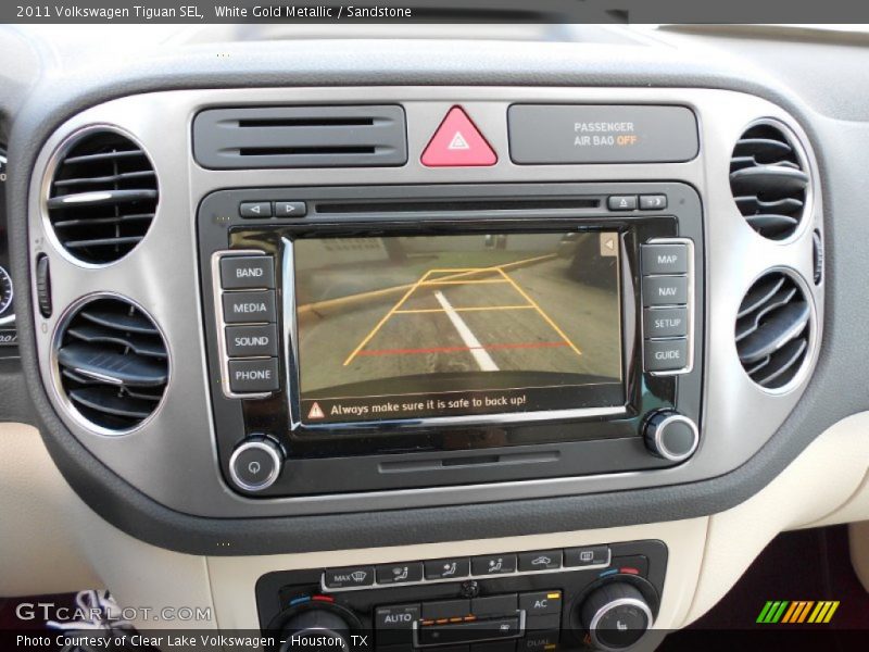 White Gold Metallic / Sandstone 2011 Volkswagen Tiguan SEL