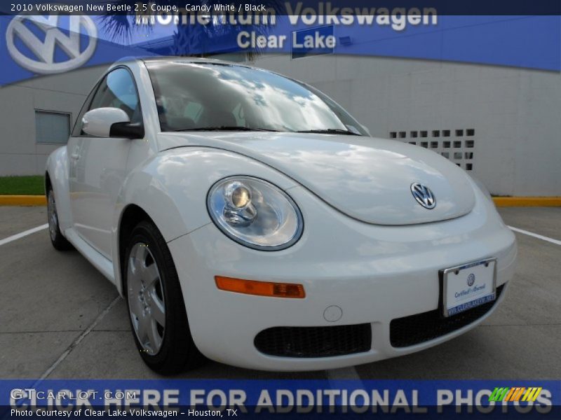 Candy White / Black 2010 Volkswagen New Beetle 2.5 Coupe