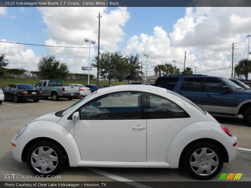 Candy White / Black 2010 Volkswagen New Beetle 2.5 Coupe