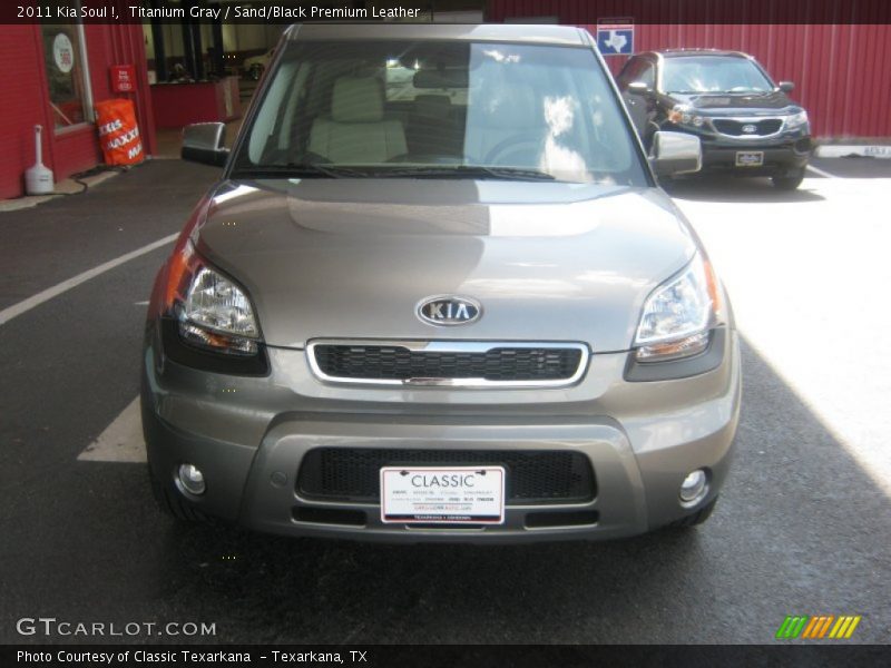 Titanium Gray / Sand/Black Premium Leather 2011 Kia Soul !