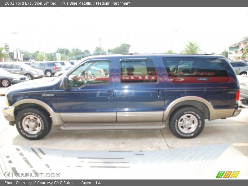 True Blue Metallic / Medium Parchment 2002 Ford Excursion Limited