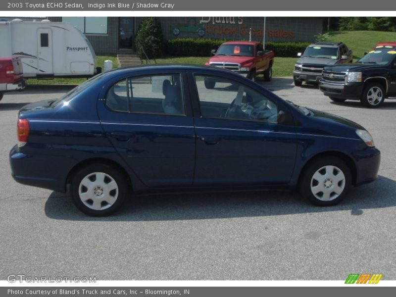 Indigo Ink Blue / Shadow Gray 2003 Toyota ECHO Sedan