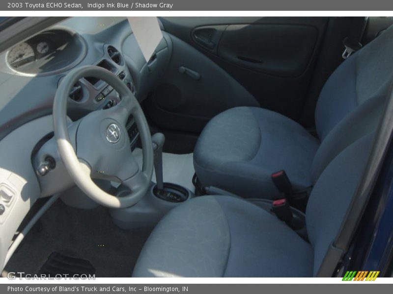Indigo Ink Blue / Shadow Gray 2003 Toyota ECHO Sedan