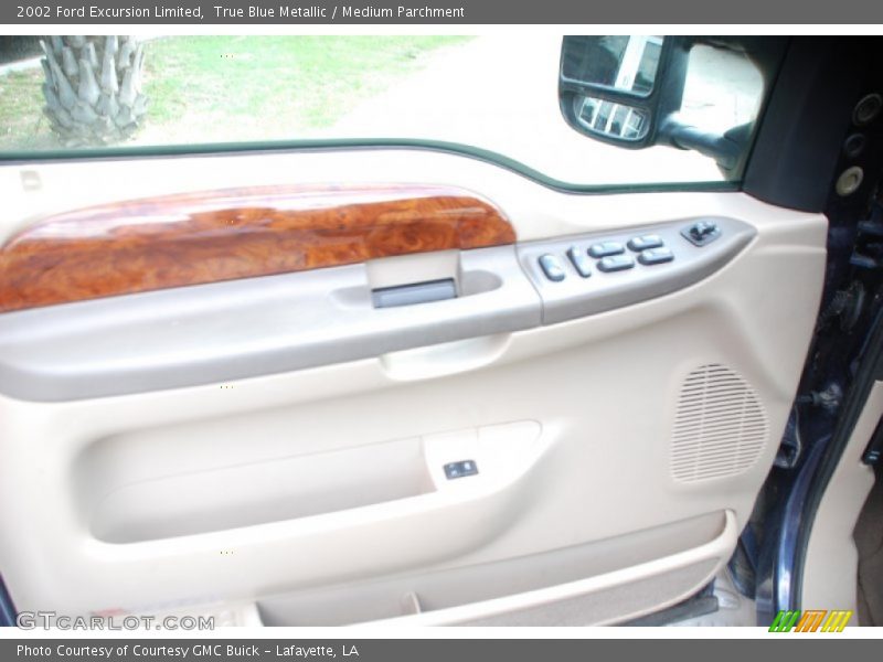 True Blue Metallic / Medium Parchment 2002 Ford Excursion Limited