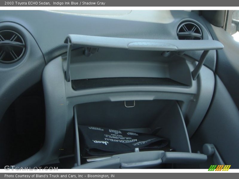 Indigo Ink Blue / Shadow Gray 2003 Toyota ECHO Sedan