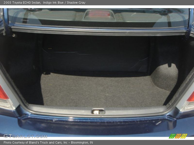 Indigo Ink Blue / Shadow Gray 2003 Toyota ECHO Sedan