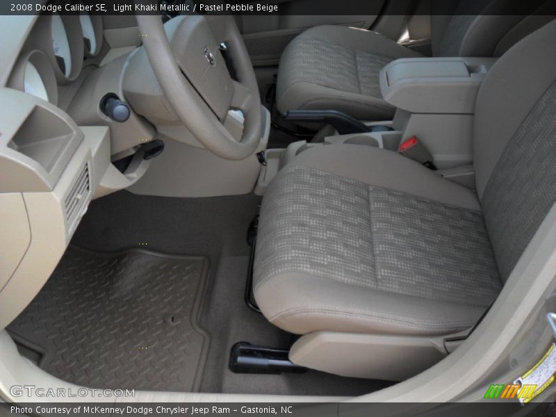 Light Khaki Metallic / Pastel Pebble Beige 2008 Dodge Caliber SE