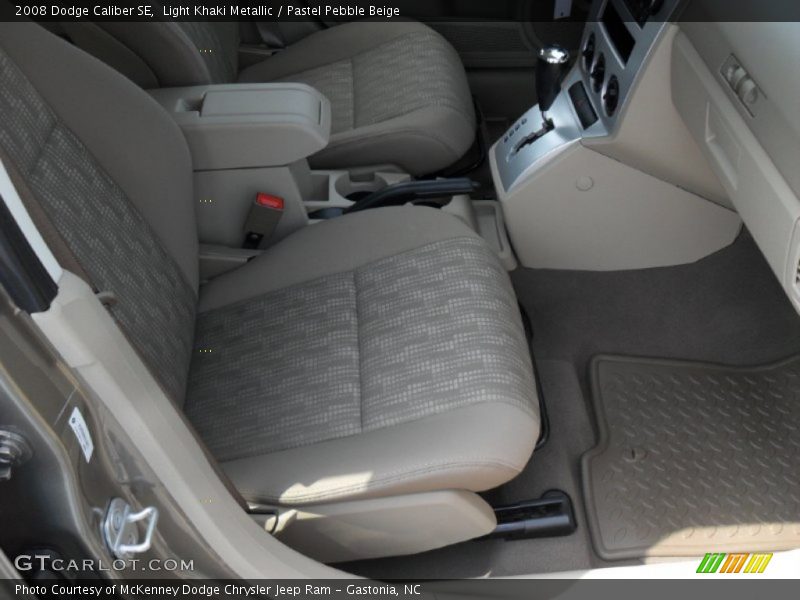 Light Khaki Metallic / Pastel Pebble Beige 2008 Dodge Caliber SE