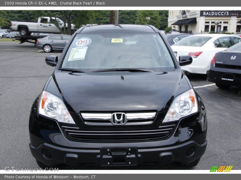 Crystal Black Pearl / Black 2009 Honda CR-V EX-L 4WD