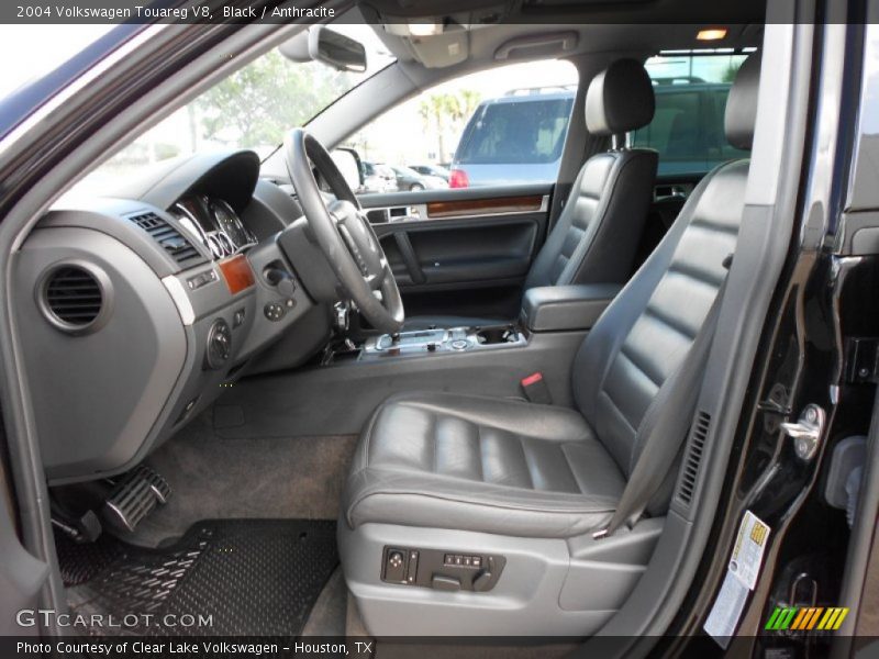  2004 Touareg V8 Anthracite Interior