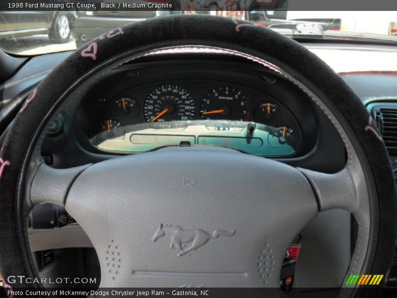 Black / Medium Graphite 1998 Ford Mustang GT Coupe