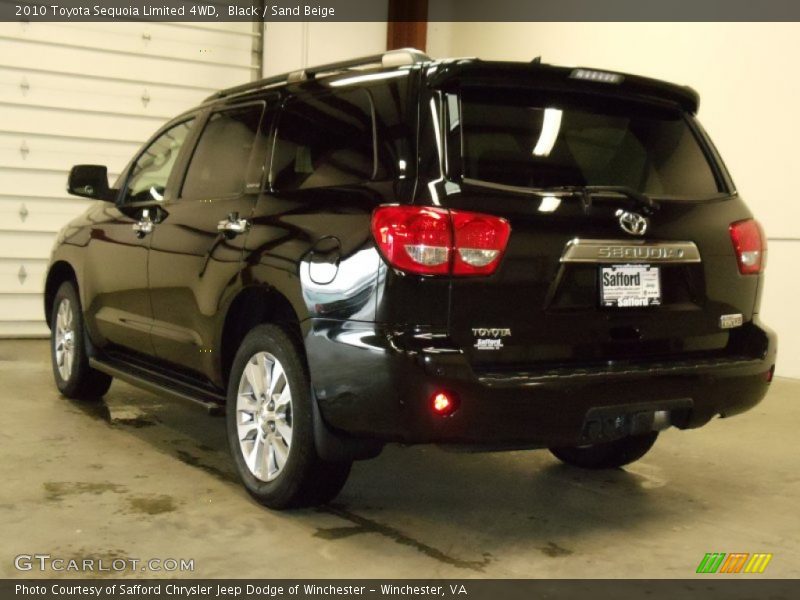 Black / Sand Beige 2010 Toyota Sequoia Limited 4WD