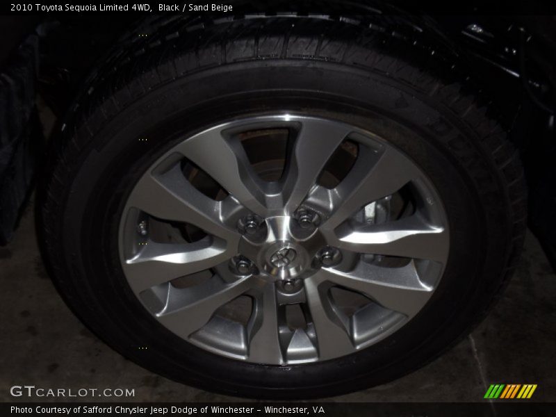 Black / Sand Beige 2010 Toyota Sequoia Limited 4WD