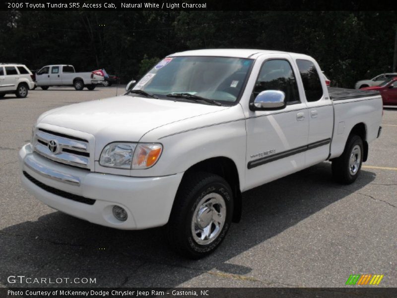 Natural White / Light Charcoal 2006 Toyota Tundra SR5 Access Cab