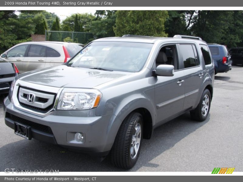 Sterling Gray Metallic / Gray 2009 Honda Pilot Touring 4WD