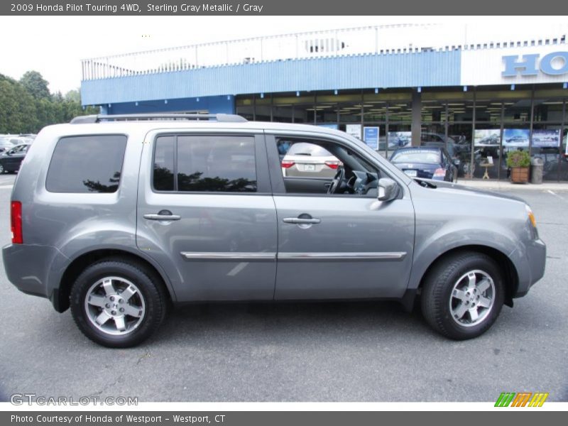 Sterling Gray Metallic / Gray 2009 Honda Pilot Touring 4WD