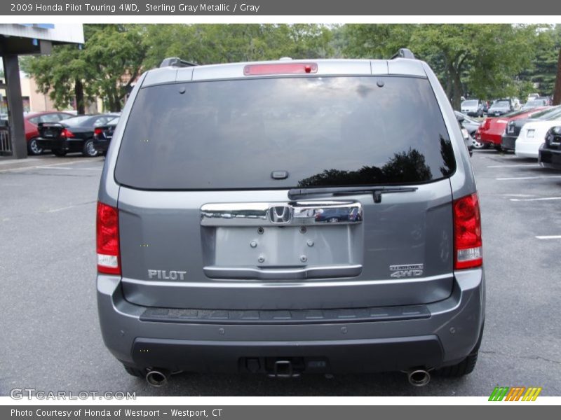 Sterling Gray Metallic / Gray 2009 Honda Pilot Touring 4WD