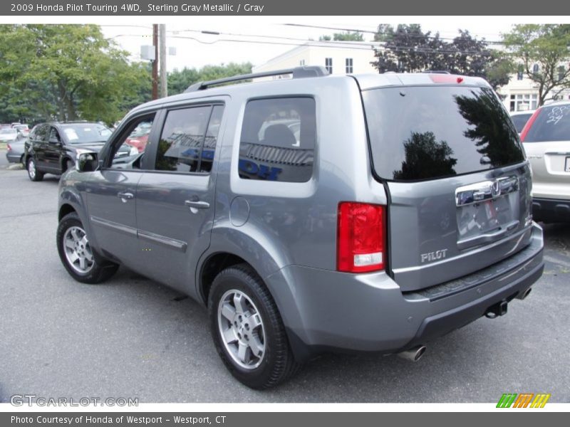Sterling Gray Metallic / Gray 2009 Honda Pilot Touring 4WD