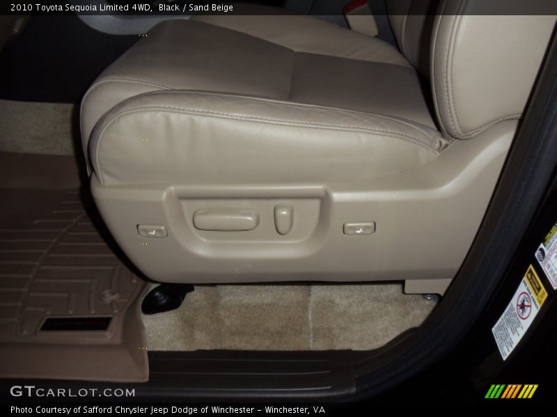 Black / Sand Beige 2010 Toyota Sequoia Limited 4WD