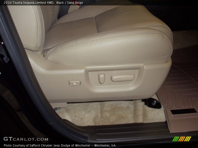 Black / Sand Beige 2010 Toyota Sequoia Limited 4WD