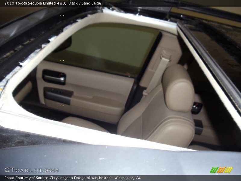 Black / Sand Beige 2010 Toyota Sequoia Limited 4WD