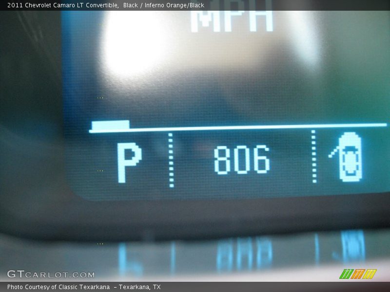 Black / Inferno Orange/Black 2011 Chevrolet Camaro LT Convertible