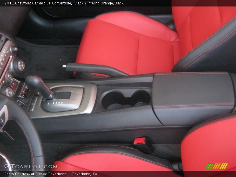 Black / Inferno Orange/Black 2011 Chevrolet Camaro LT Convertible