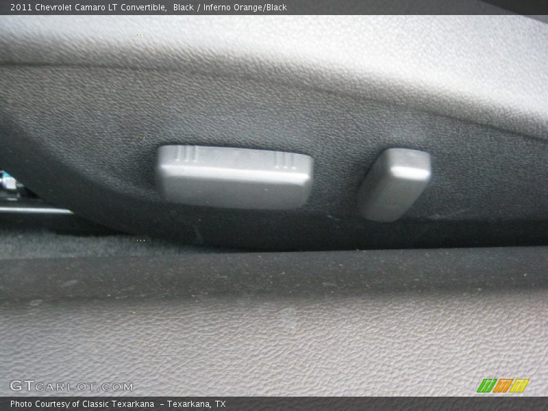 Black / Inferno Orange/Black 2011 Chevrolet Camaro LT Convertible
