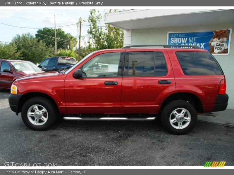 Redfire Metallic / Graphite Grey 2003 Ford Explorer XLS