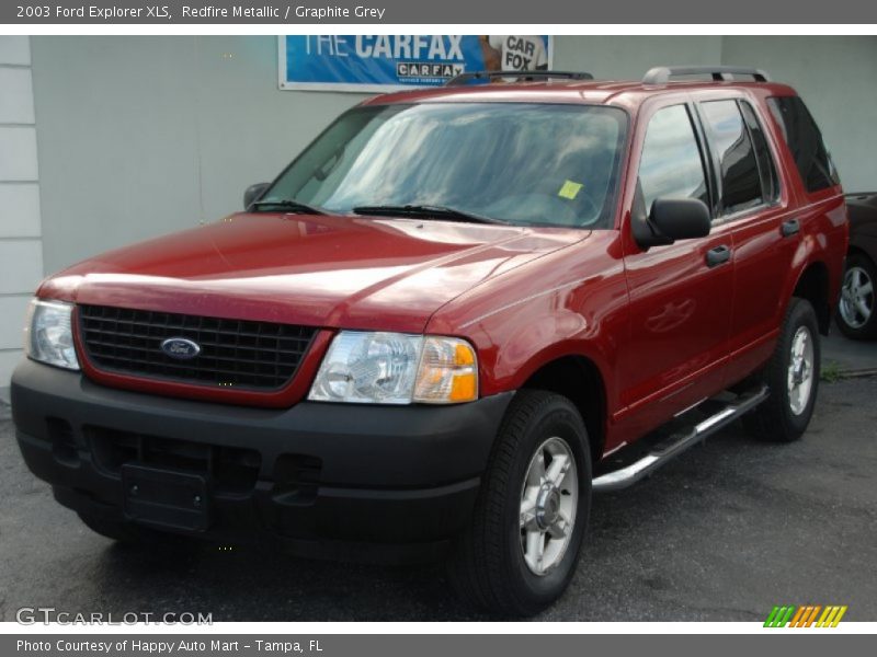 Redfire Metallic / Graphite Grey 2003 Ford Explorer XLS