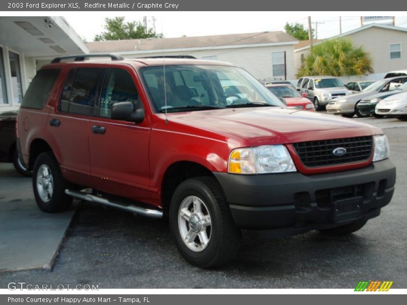 Redfire Metallic / Graphite Grey 2003 Ford Explorer XLS